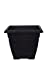 41cm Venetian Square Planter, Black