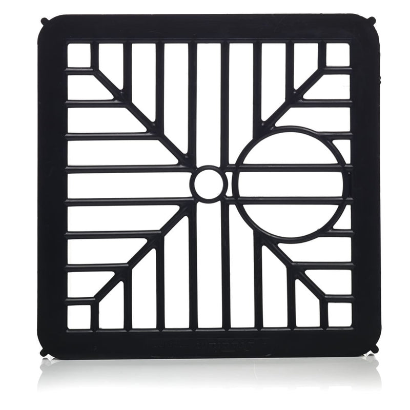 6 Inch Square Black Gully Grid