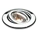 50W max. L/V Gimbal Downlight - Chrome