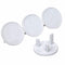 UK 3 Pin Round Child & Baby Safety Electric Outlet Socket Covers - 10 Pack