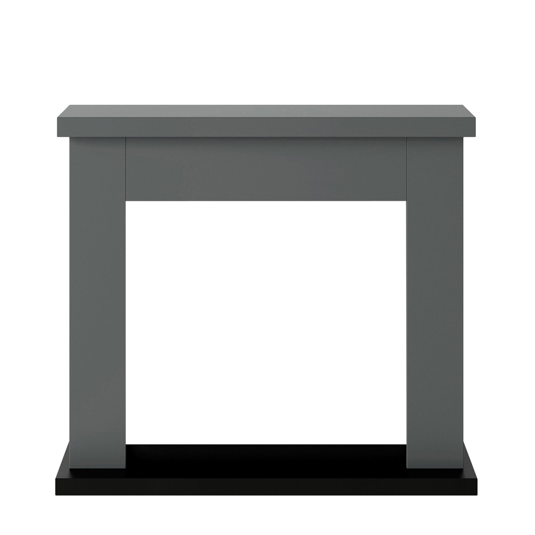 Frode Fireplace Frame, Solid Grey