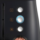 Evoke 4 Slice Toaster, Rose Gold & Black