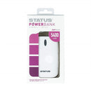 5400mAh Powerbank with 2 USB Ports - White