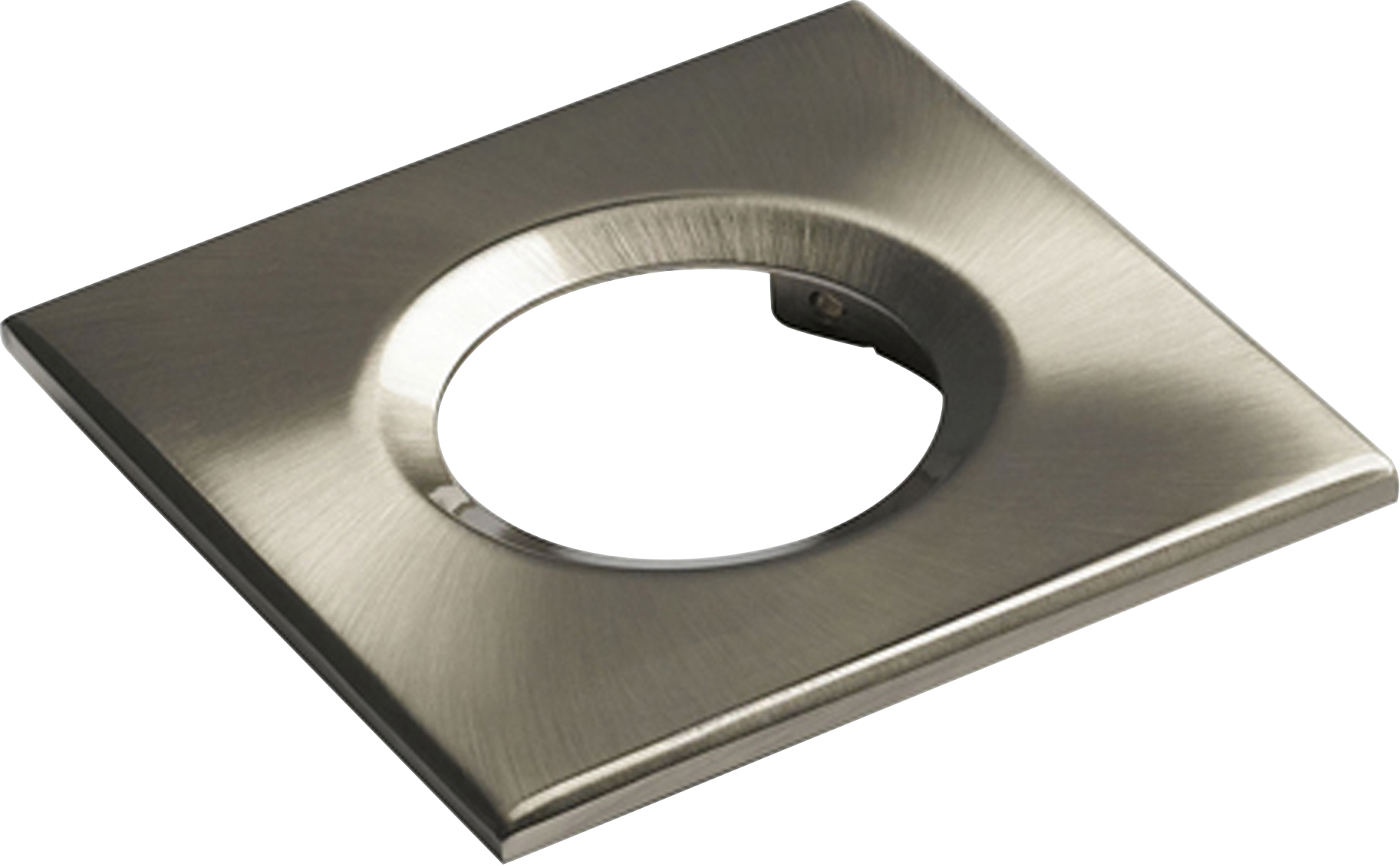 Traditional IP65 Square Fire Rated Bezels for FireKnight - Brushed Chrome