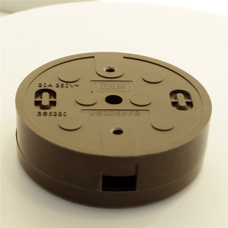 30A 3 Terminal Junction Box - Brown