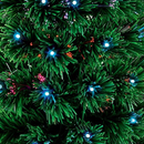 1.8m Slim Led Colour Changing Star Christmas Tree