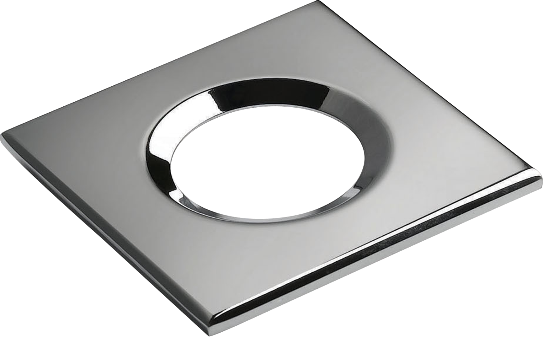 Traditional IP65 Square Fire Rated Bezels for FireKnight - Chrome