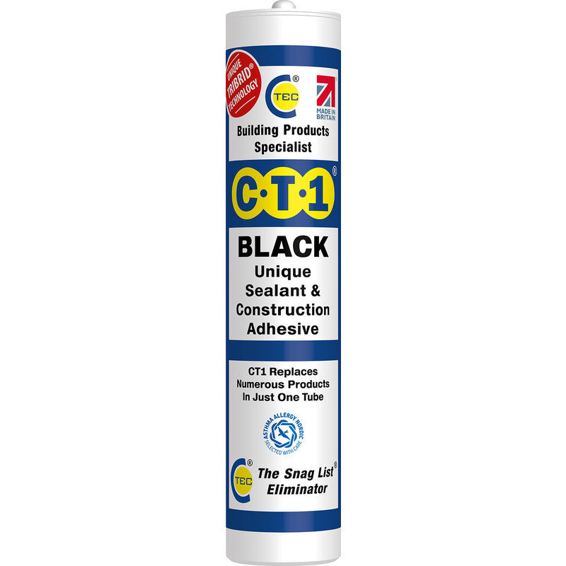 CT1 Sealant & Construction Adhesive, Black