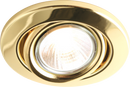 GU10 50W Recessed Tilt Downlight - Brass