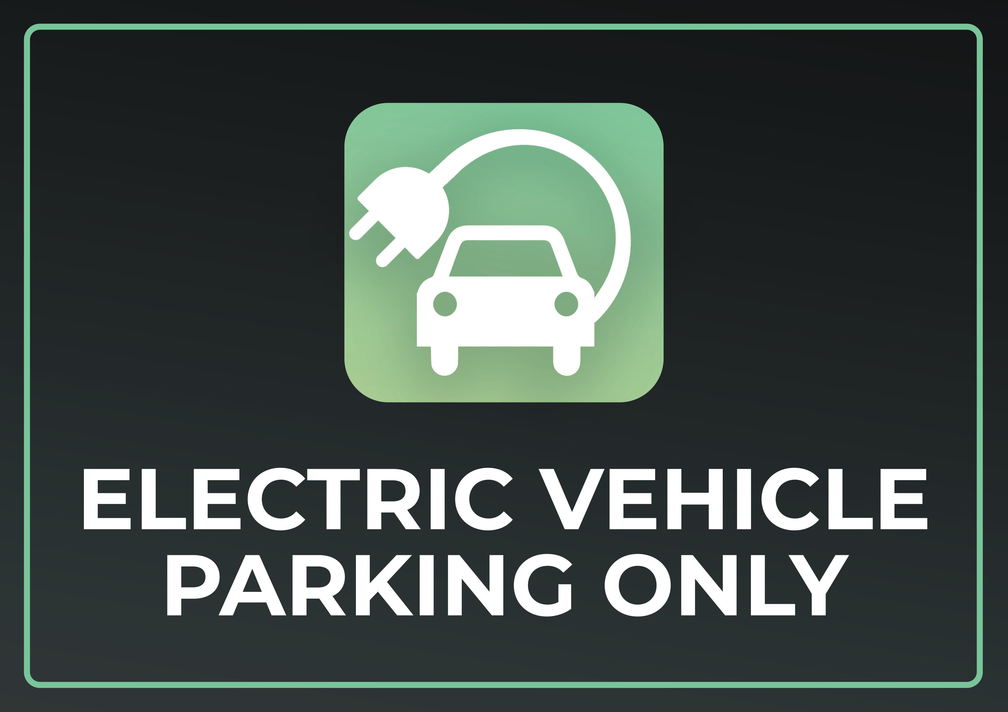 EV Parking Sign