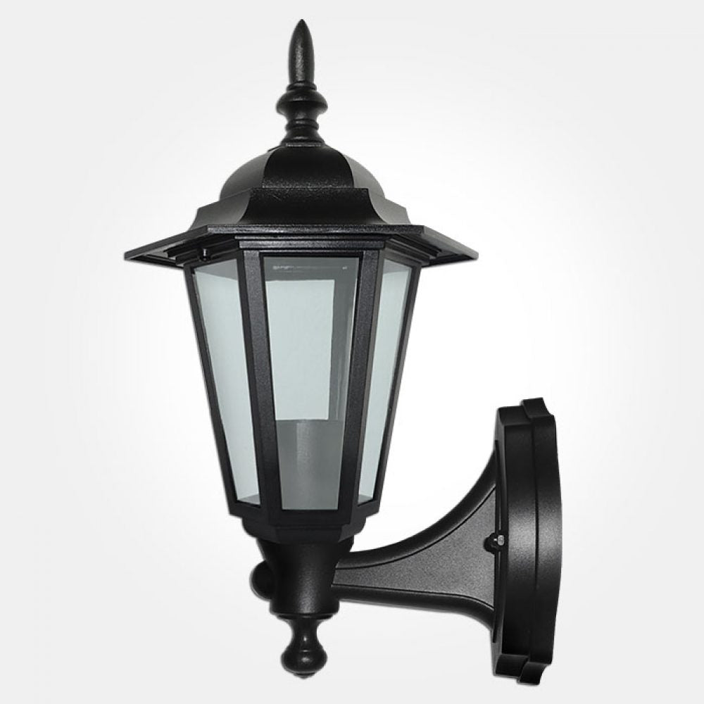 60 Watt Lantern with 110� PIR - Black