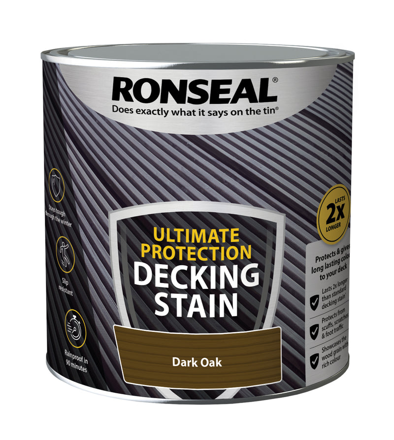 Ultimate Protection Decking Stain 2.5L - Dark Oak