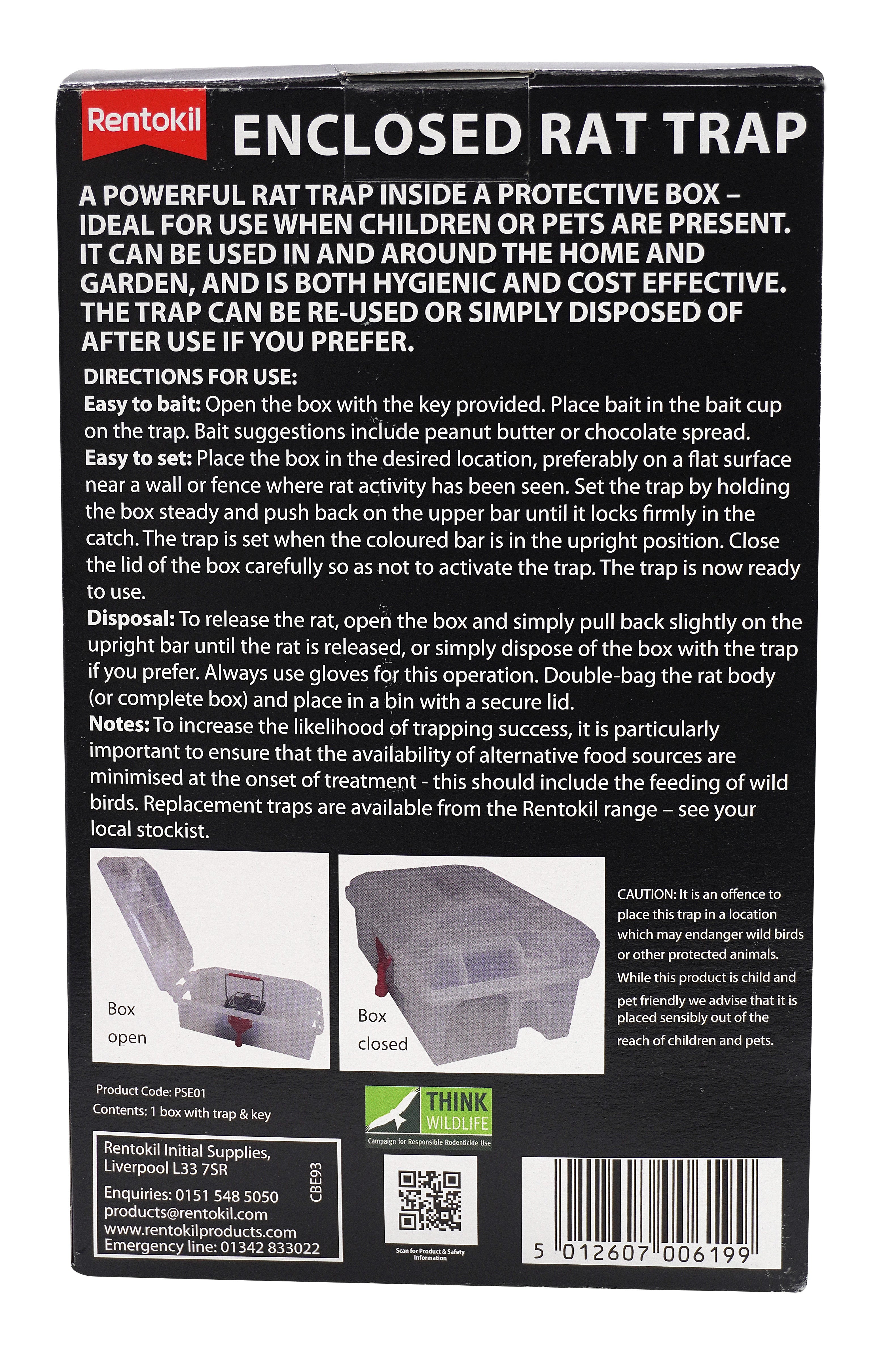 Enclosed Rat Trap