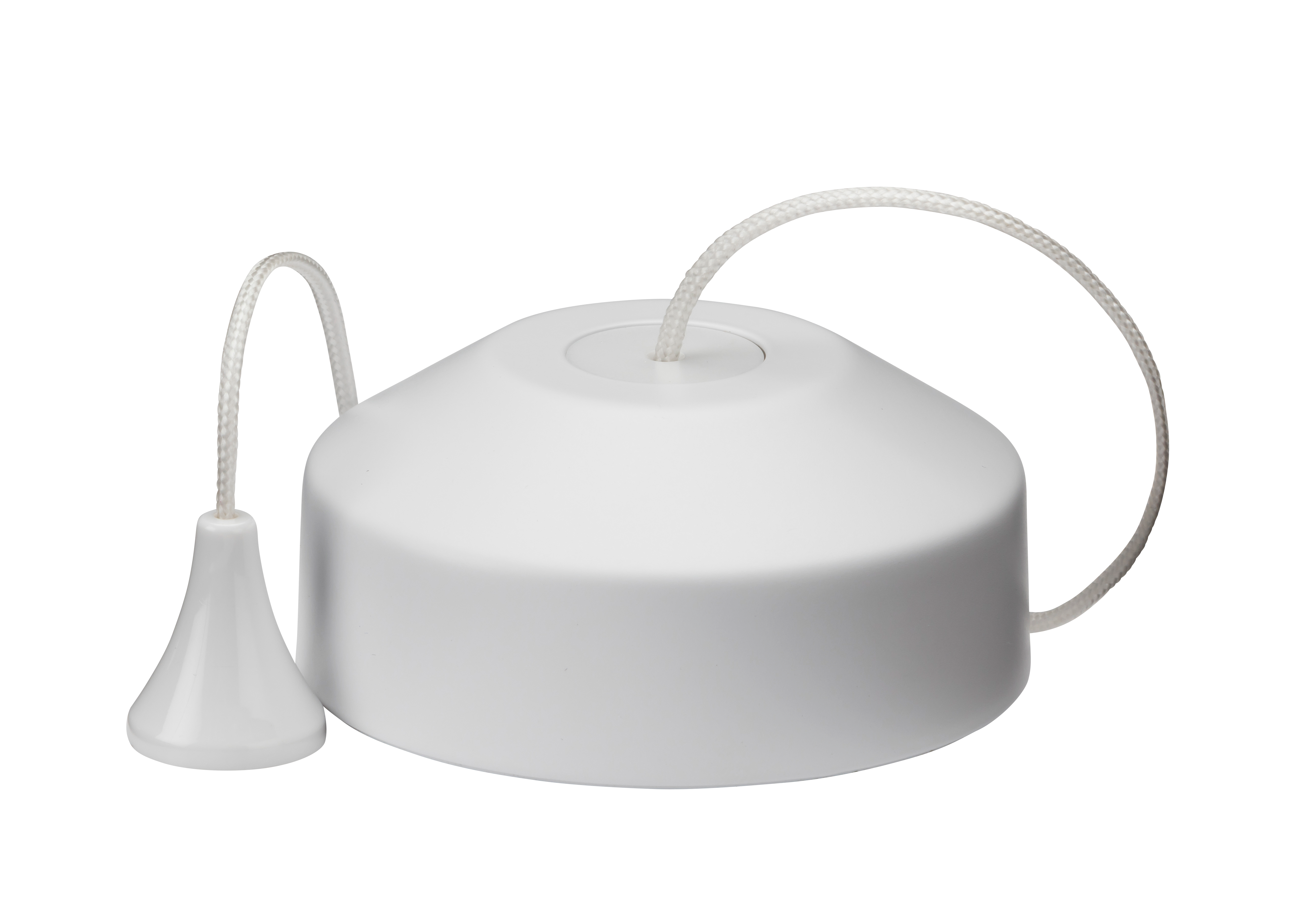10AX 2-Way Pull Cord Switch - Matt White