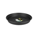 Green Basics 25cm Plastic Indoor & Outdoor Saucer - Living Black