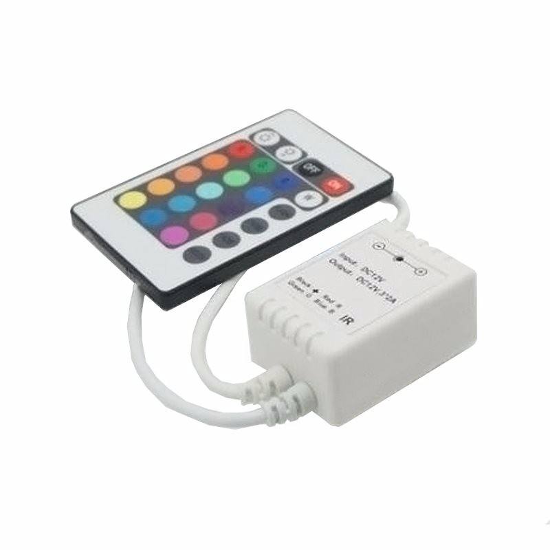 RGB Infra Red LED Rope Light Strip Remote Control