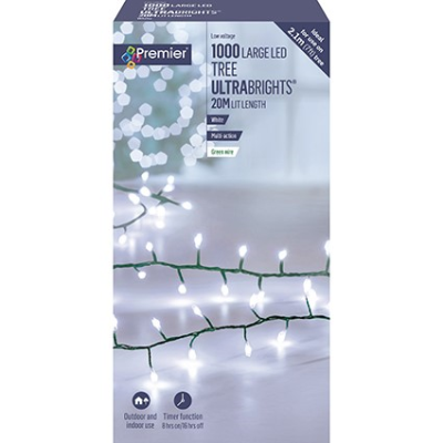 1000 LED Multi Action TreeBright, White