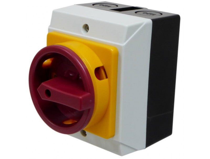 20A 4 Pole 230V-415V Large IP65 Industrial Rotary Isolator