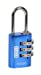 20mm Blue Aluminium Combination Padlock
