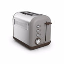 Accents 2 Slice Toaster, Pebble Grey
