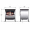 Springborne 2kW Optiflame Electric Stove - Black