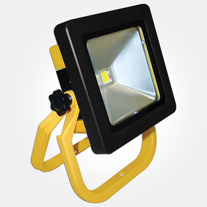 Rechargeable 10W  600 Lumens Bright IP65 LED Site Flood Light