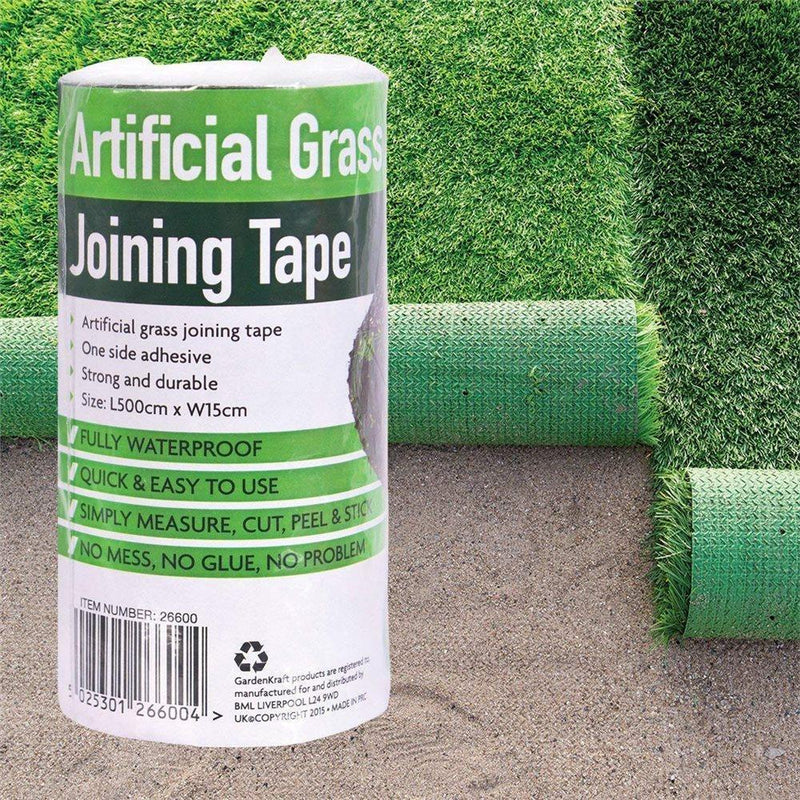 5m x 15cm Artificial Grass Joint Tape - Green