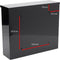 Elegance Post Box - Black