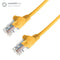 15m RJ45 CAT5e UTP Stranded Flush Moulded Network Cable - 24AWG - Yellow