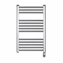 300W Chrome Heated Towel Rail With Thermostat & Manual Temperature Selector