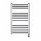 300W Chrome Heated Towel Rail With Thermostat & Manual Temperature Selector