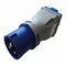 16A 2P+E Plug to 13A UK 3 Pin Socket Converter Adapter