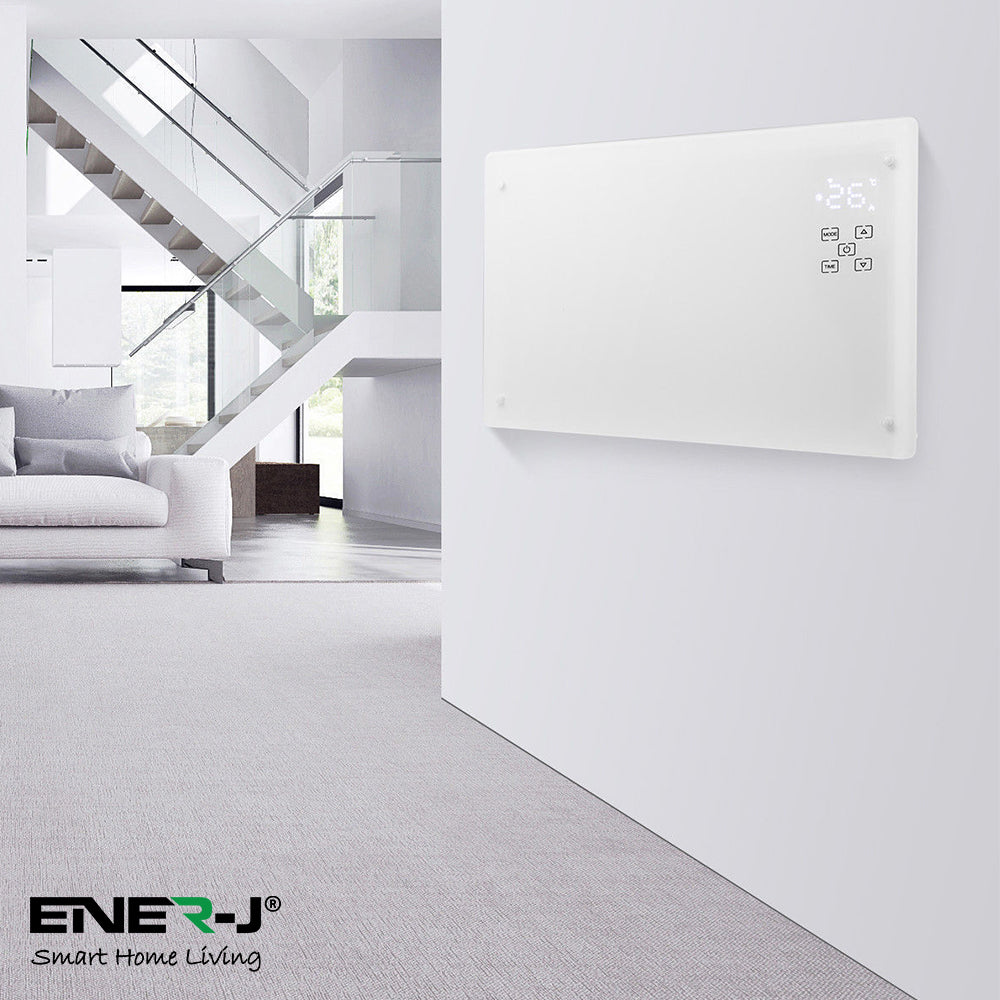 Smart Wi-Fi Panel Heater, Tempered Glass 2000W