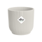 Elho Vibes Fold Round Mini 9 - Flowerpot - Silky White - Indoor! - Ø 9.30 x H 8.80 cm