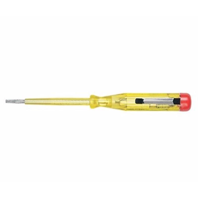 Mains Tester VDE Screwdriver 120-250V AC with Pocket Clip