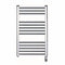 150W Chrome Heated Towel Rail With Thermostat