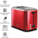 Equip 2 Slice Toaster, Red