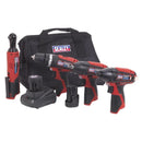 4 x 12V Cordless Tool Combo Kit