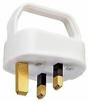 13A White Plug Top with Handle