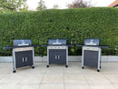 Outdoor Deluxe BBQ 2+1 Side Burner