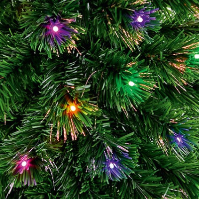 2.1M Green Fibre Optic Christmas Tree