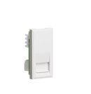 White Telephone Outlet Module - Slave