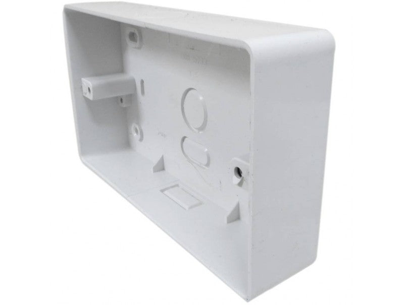 PVC Surface Box with 20mm Knockouts - 2G