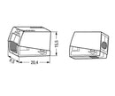 224-112 2 Way Push In Lighting Terminal Connector