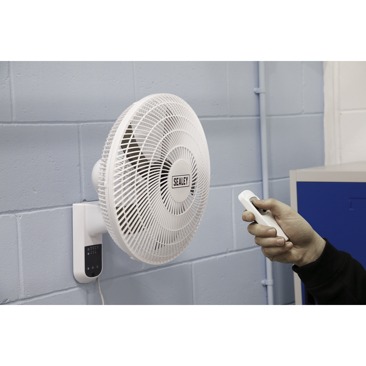 16" 3 Speed Wall Fan with Remote Control