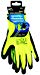 Hi-Vis Latex Gloves - Large, Yellow