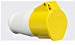 415V IP44 16A Angled Surface Mount Socket 3P+N+E