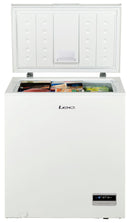 150L Free Standing Small Chest Freezer, White