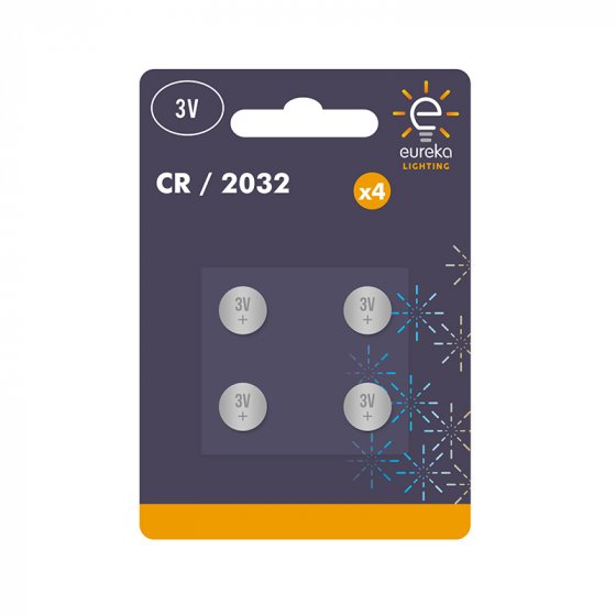 CR2032 3V Lithium Battery 4 pack