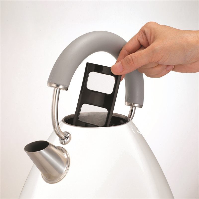 Accents 1.5 Litre Pyramid Kettle, White